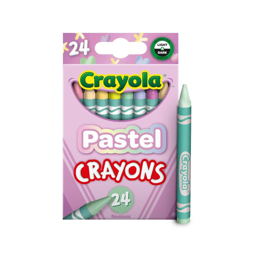 Crayola Pastel Crayons (24ct)
