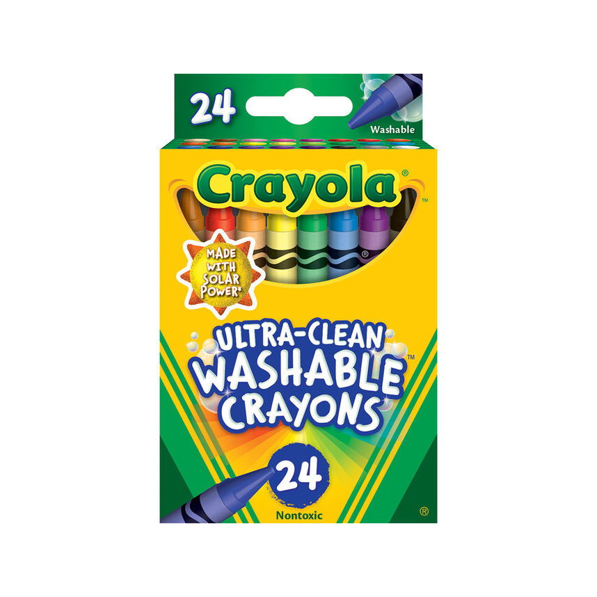 Crayola Ultra-Clean Washable Crayons (24ct)
