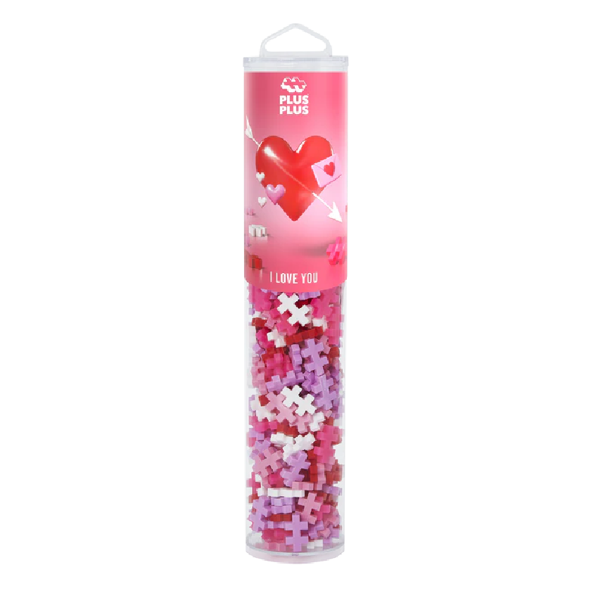 Plus-Plus I Love You mix Tube (240pcs)