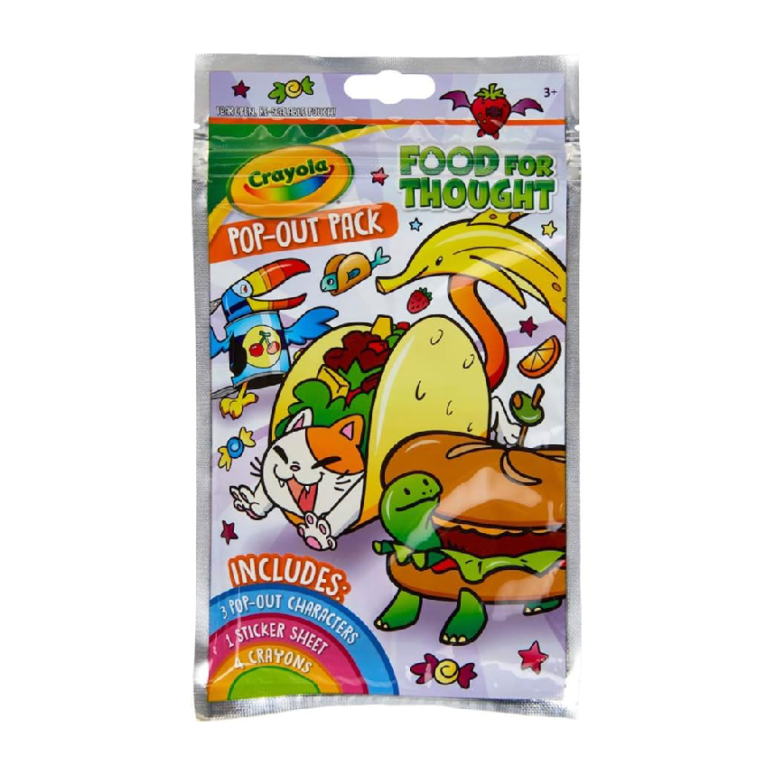 Crayola Pop-Out Pack Food For Thought