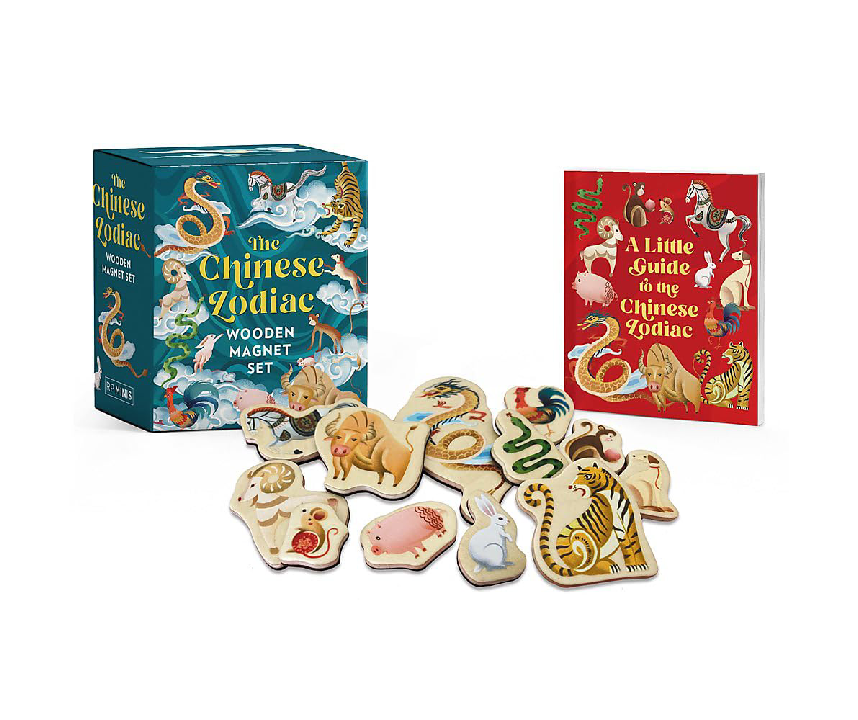 Image 64: The Chinese Zodiac Wooden Magnet Set