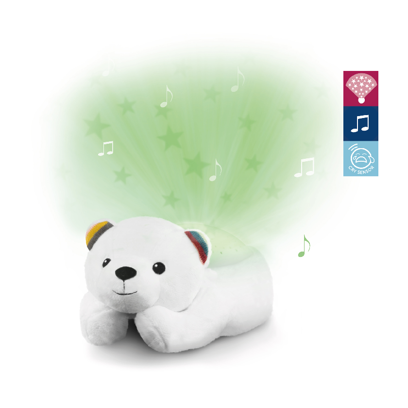 Zazu Star Projector Sleep Soother: Polly the Polar Bear