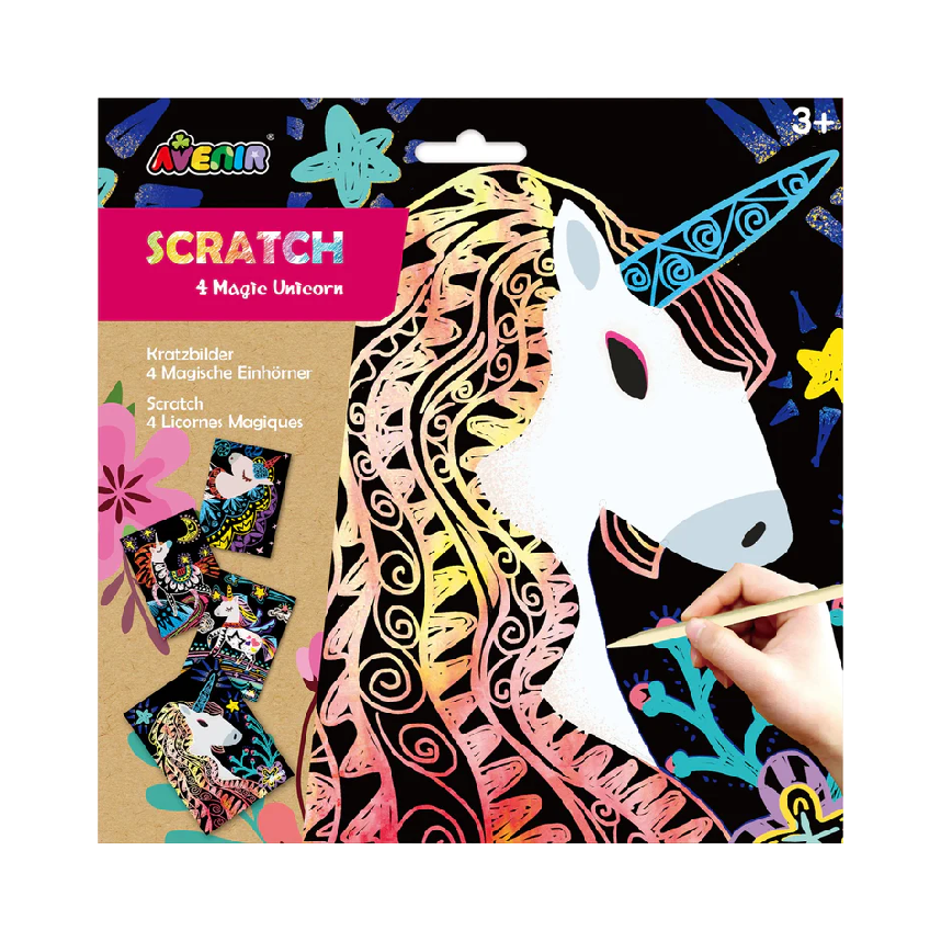 Avenir Scratch Art - Magic Unicorn