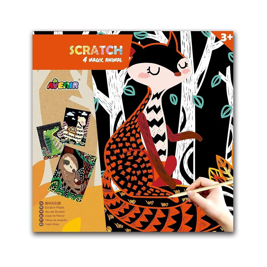 Avenir Scratch Art - Magic Animal