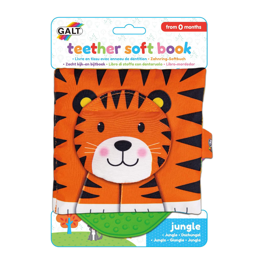 Galt Teether Soft Book: Jungle
