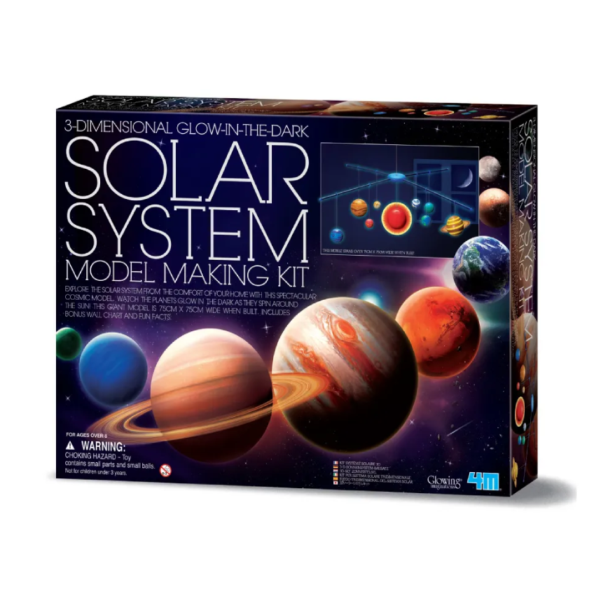 4M 3D Glow-In-the-Dark Solar System Model Making Kit