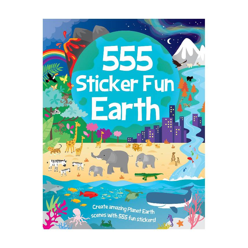 555 Sticker Fun Earth