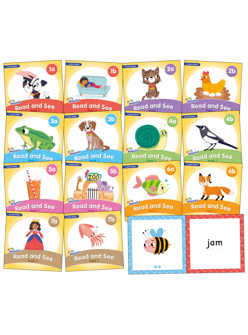 Jolly Phonics Read & See Pack 1