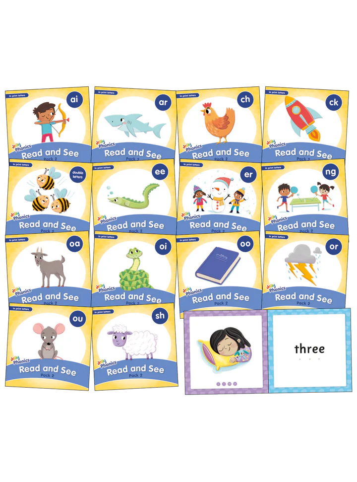 Jolly Phonics Read & See Pack 2