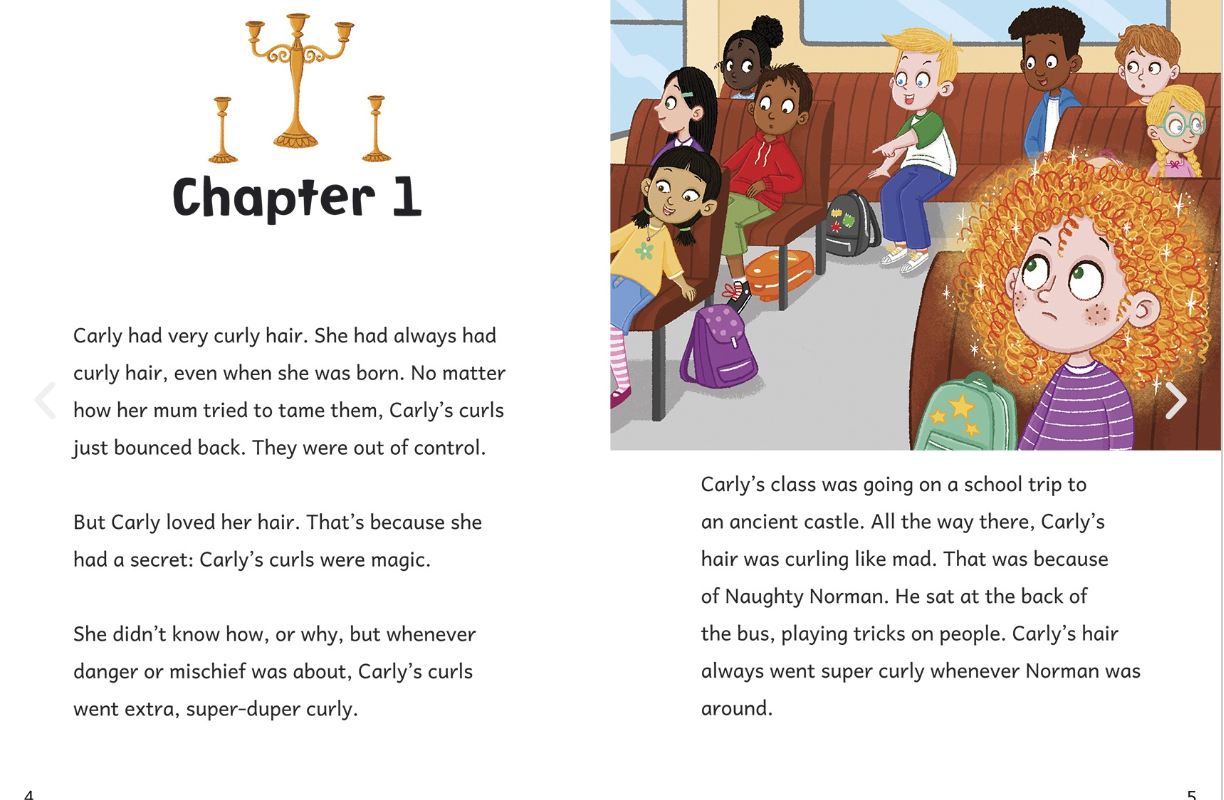 Maverick Early Reader White (Level 10): Curly Carly
