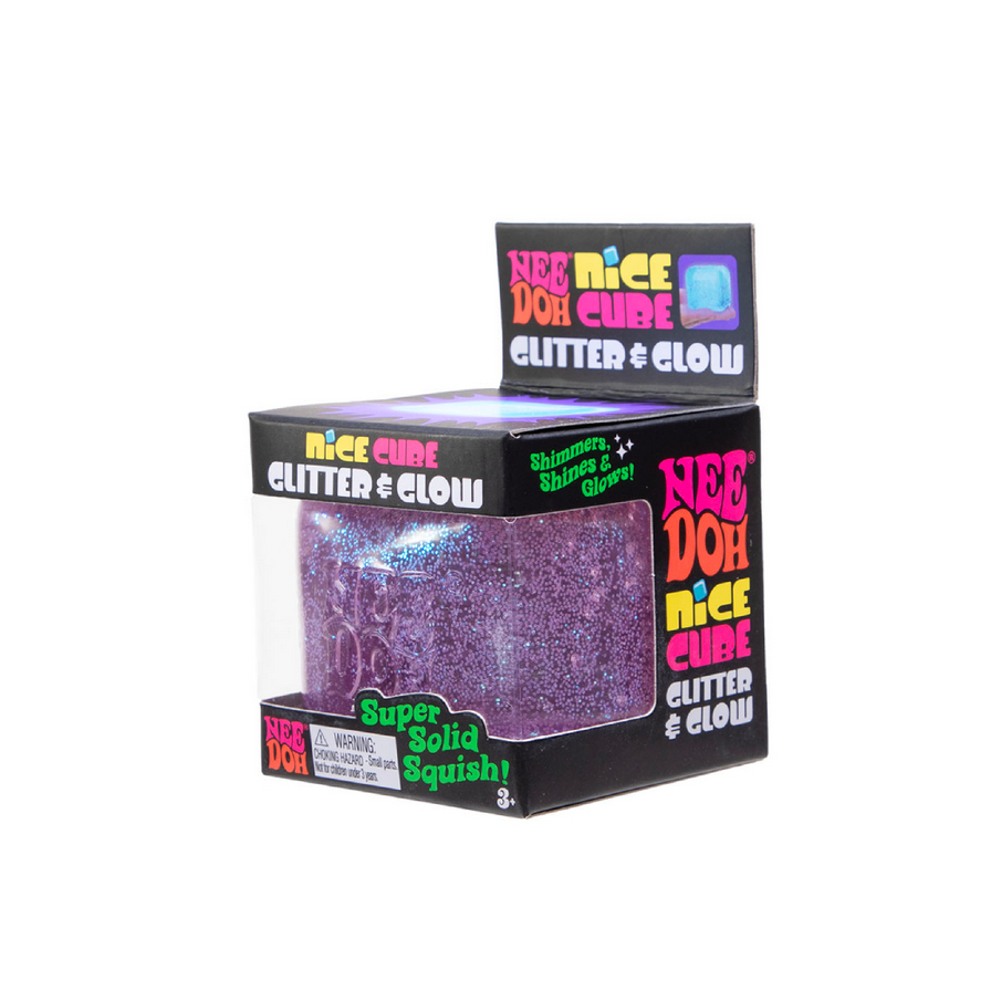 Schylling Needoh Glitter Glow Nice Cube