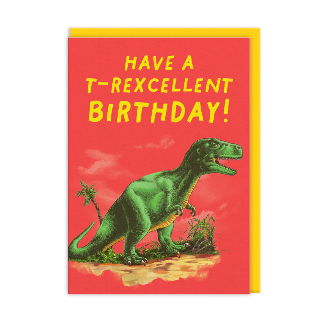 Ohh Deer T-Rex Greeting Card