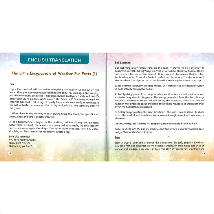 World Chinese Graded Readers L10: The Little Encyclopedia of Weather Fun Facts (I) 奇趣天气小百科(一)