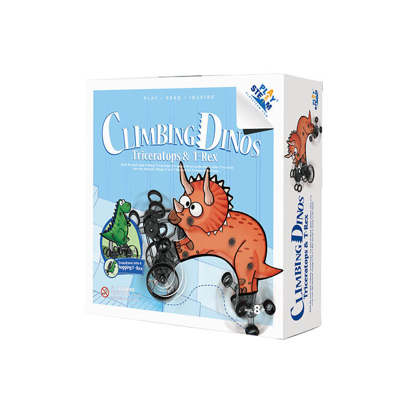 PlaySTEM Climbing Dinos Triceratops & T-Rex