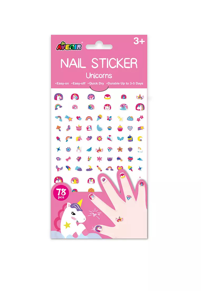 Avenir Large Nail Stickers - Unicorn