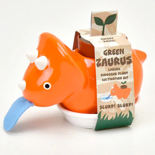 Image 99: Seishin Green Zaurus Orange Triceratops: Basil