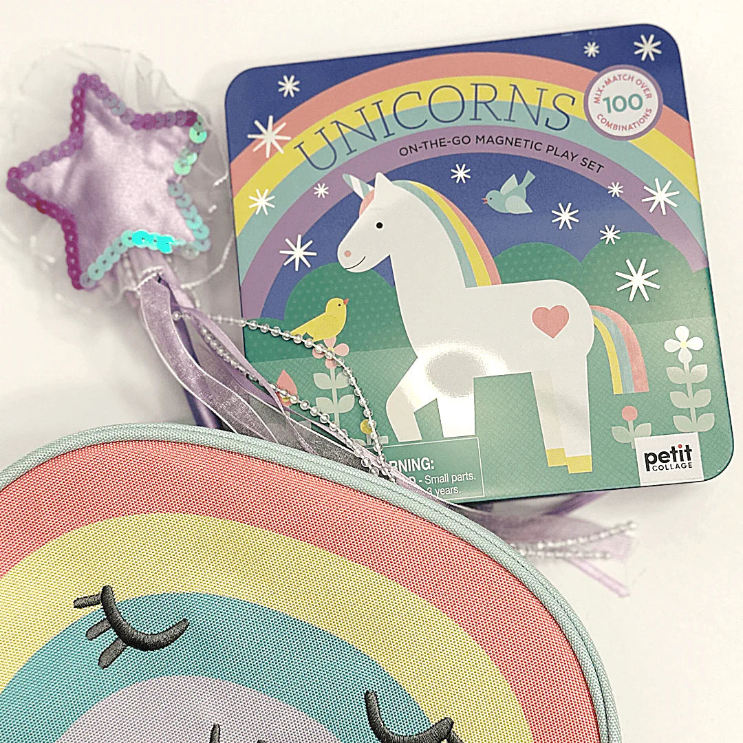 Petit Collage On-the-Go Magnetic Play Set: Unicorns