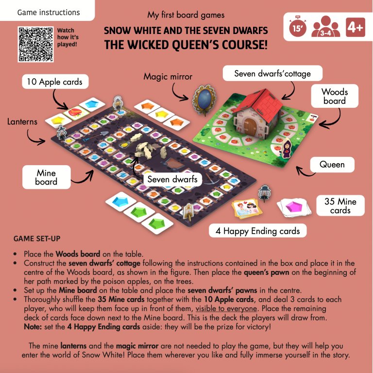 My First Board Games: Snow White And The Seven Dwarfs
