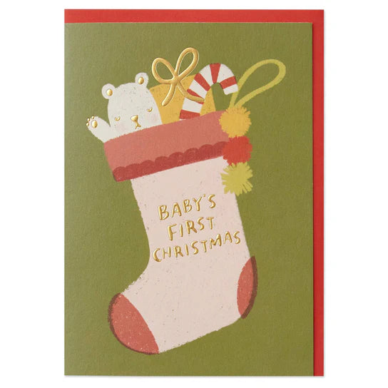 Raspberry Blossom Baby's First Christmas