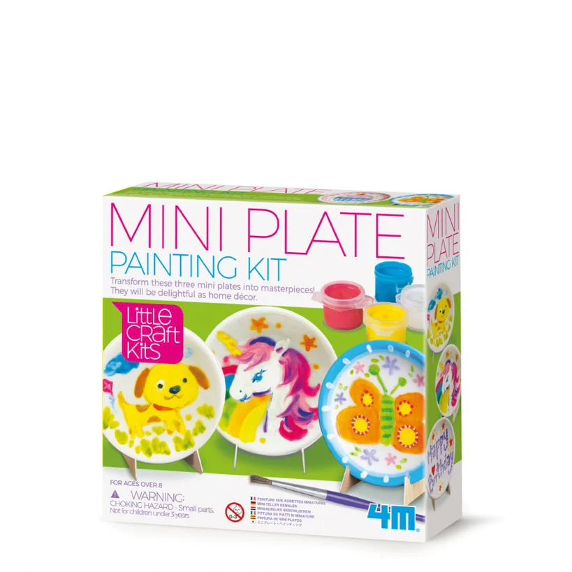 4M Little Craft Kits Mini Plate Painting Kit