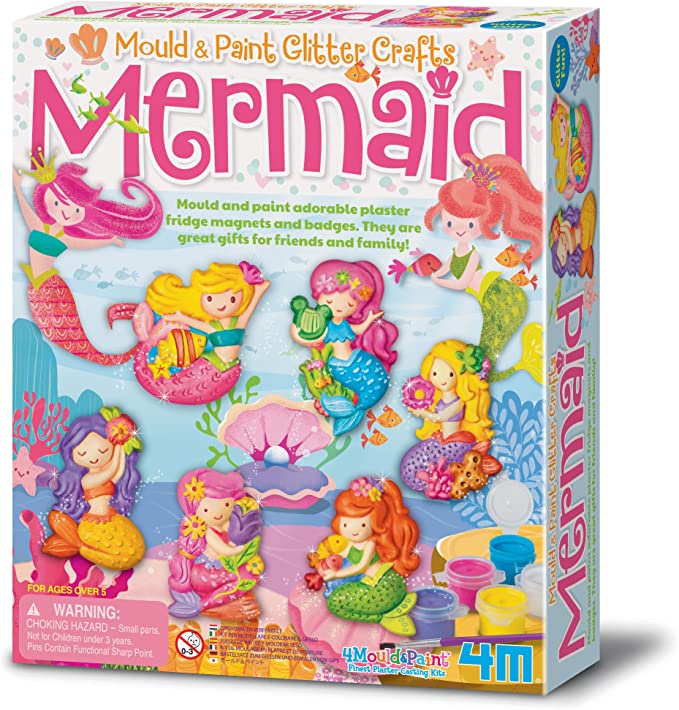 4M Mould & Paint Glitter Mermaid