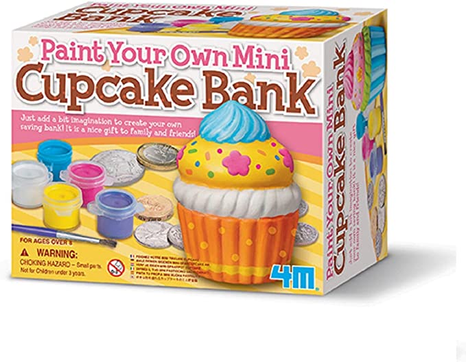 4M Paint Your Own Mini Cupcake Bank