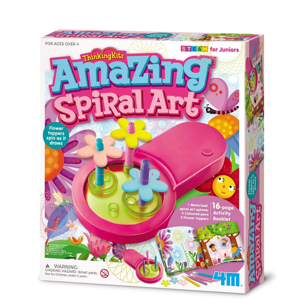 4M Thinking Kits Steam for Juniors Amazing Spiral Art