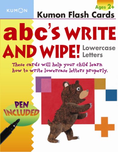 Kumon Flash Cards: ABCs Write & Wipe: Lowercase