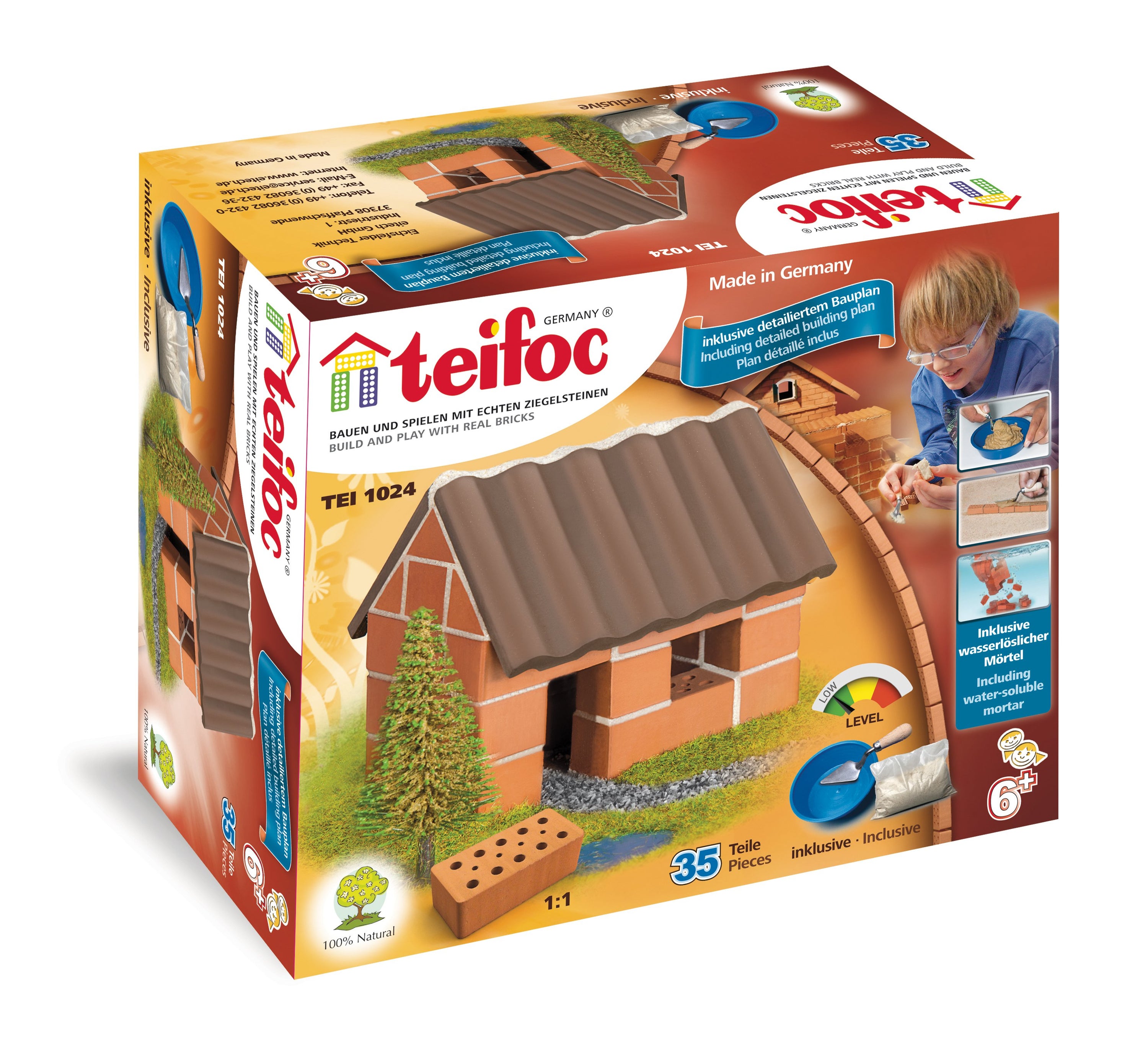 Teifoc Real Bricks Building Sets: Small Family House