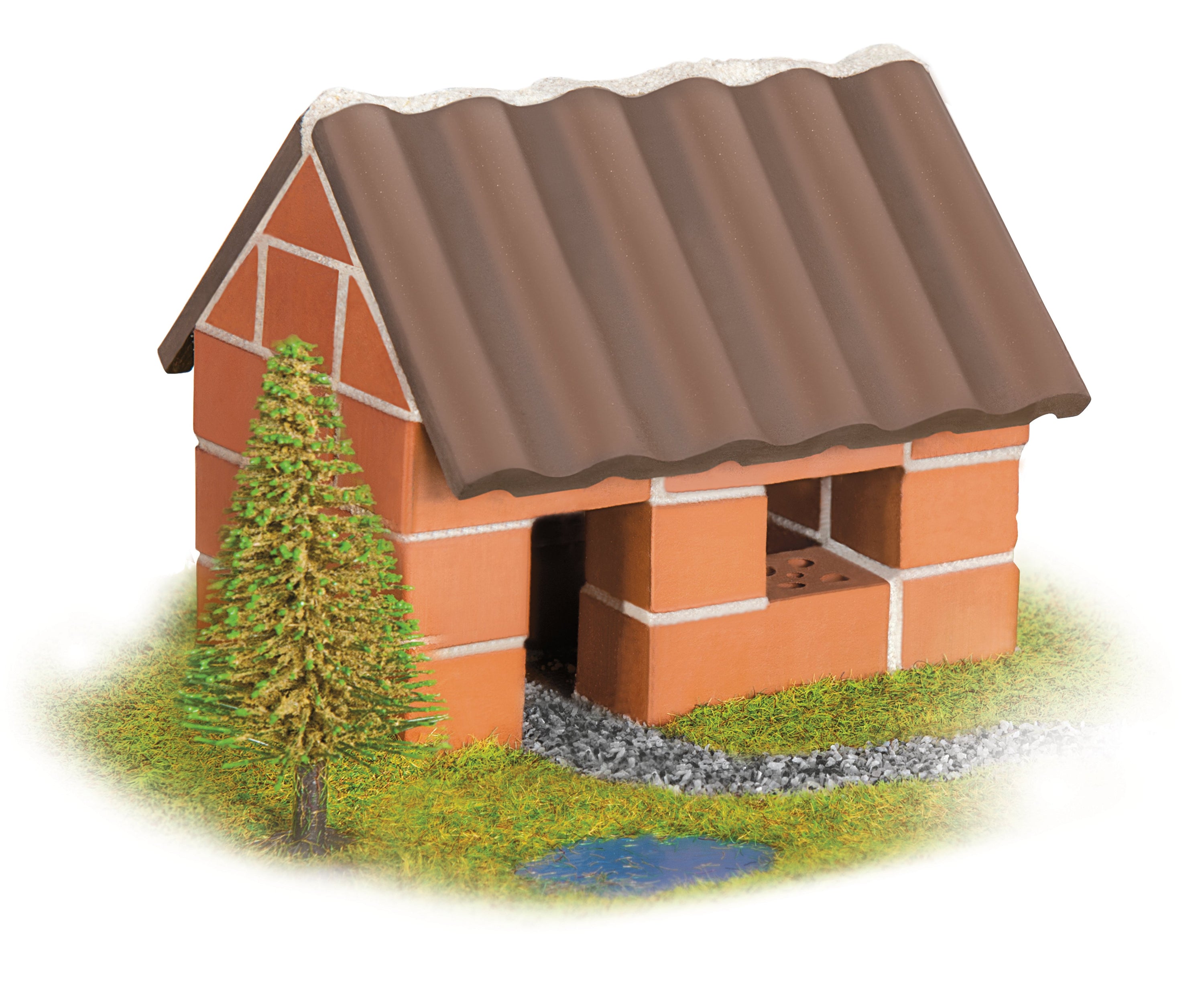 Teifoc Real Bricks Building Sets: Small Family House