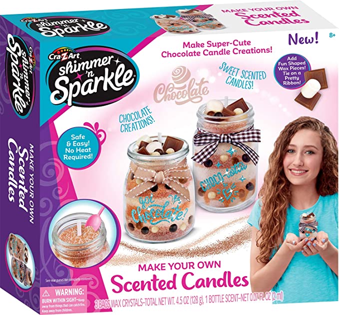 Cra-Z-Art Shimmer & Sparkle Make Your Own Scented Candles - Chocolate