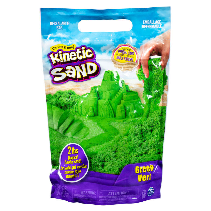 Kinetic Sand Coloured Sand (2lbs): Green
