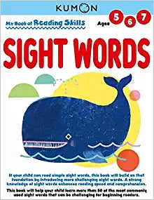 Kumon My Book Of Reading Skills: Sight Words
