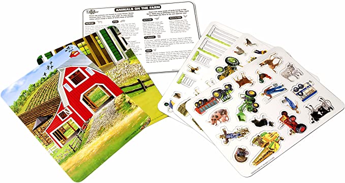 Magnetic Tin Playset: Farm
