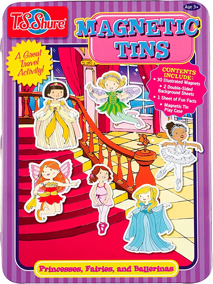 Magnetic Tin Playset: Princess & Fairies