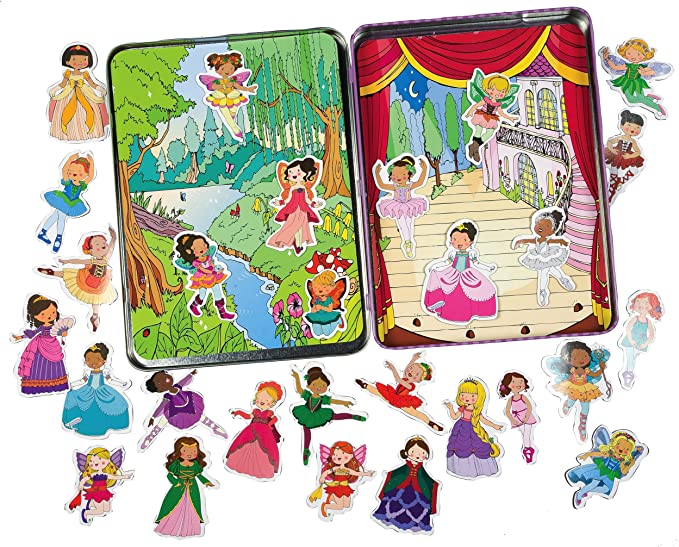 Magnetic Tin Playset: Princess & Fairies