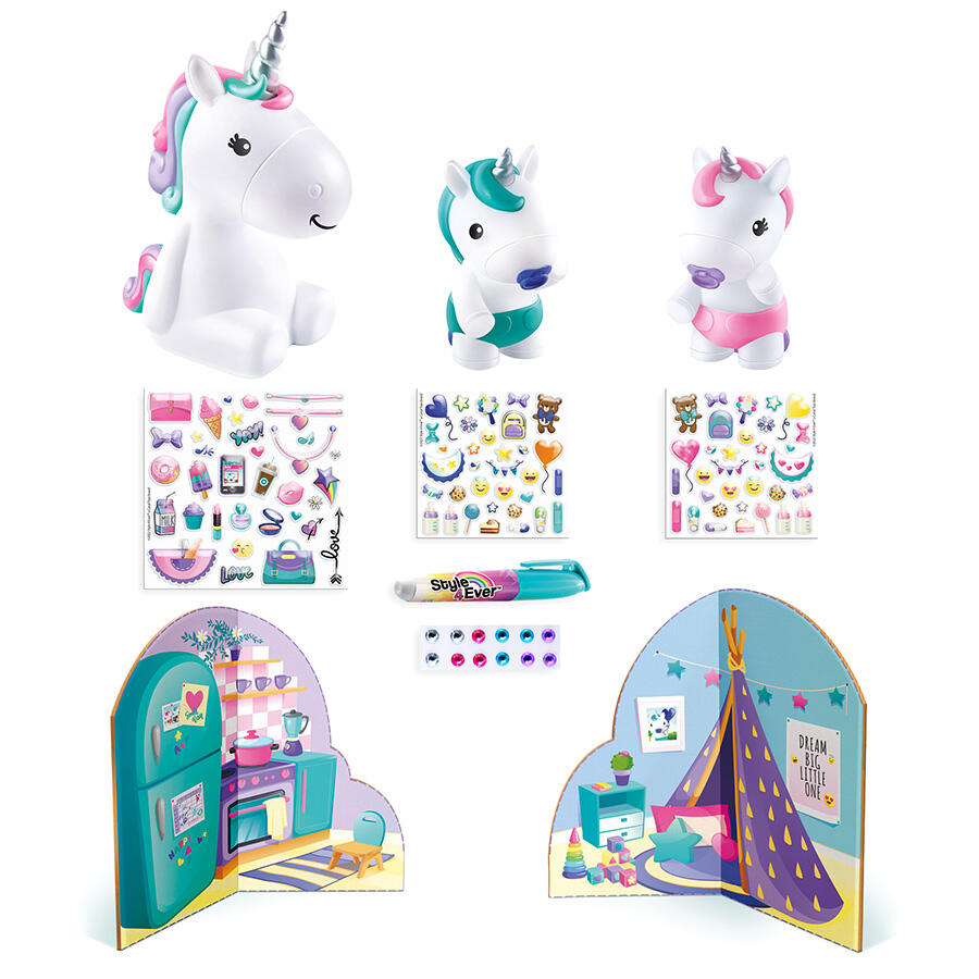 Style 4 Ever Deco DIY Unicorn Family