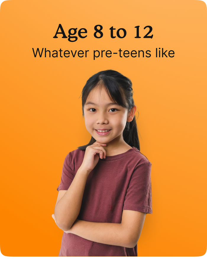 Ages 8 and up