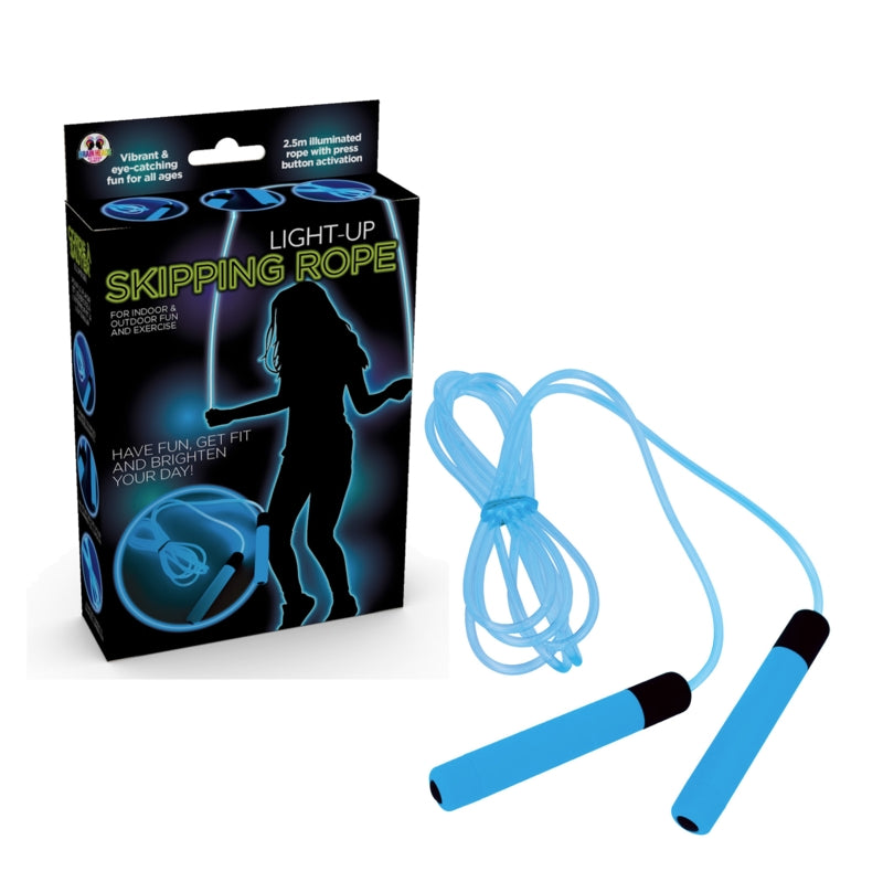 Funtime Gifts Light Up Skipping Rope Blue