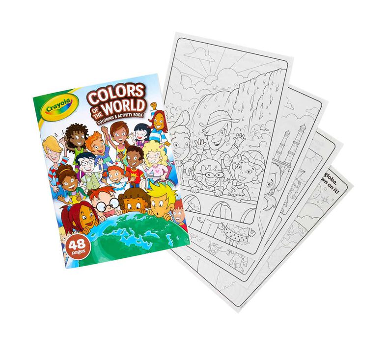 Crayola 48-Page Coloring Book: Colors of the World