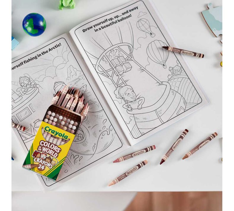 Crayola 48-Page Coloring Book: Colors of the World