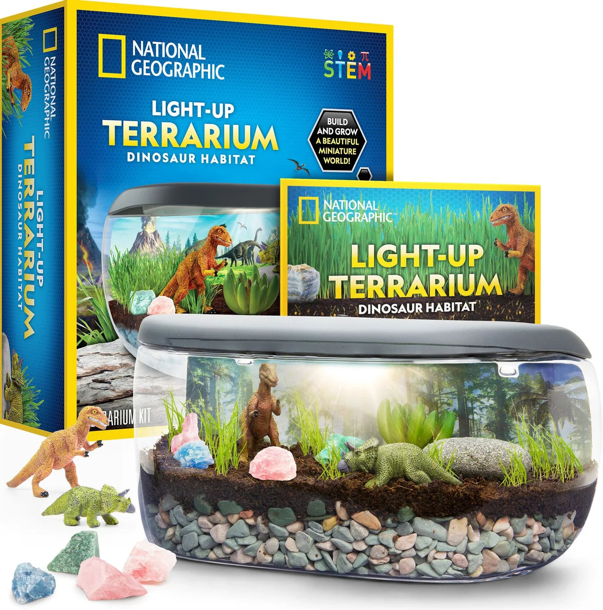 National Geographic Light-Up Dinosaur Sand Terrarium Kit