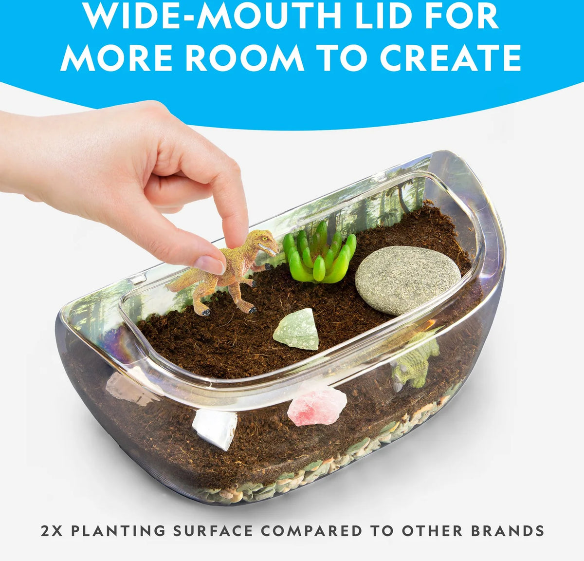 National Geographic Light-Up Dinosaur Sand Terrarium Kit
