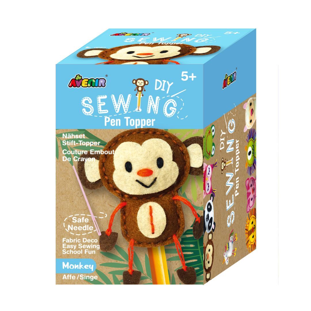 Avenir DIY Sewing Pen Topper - Monkey