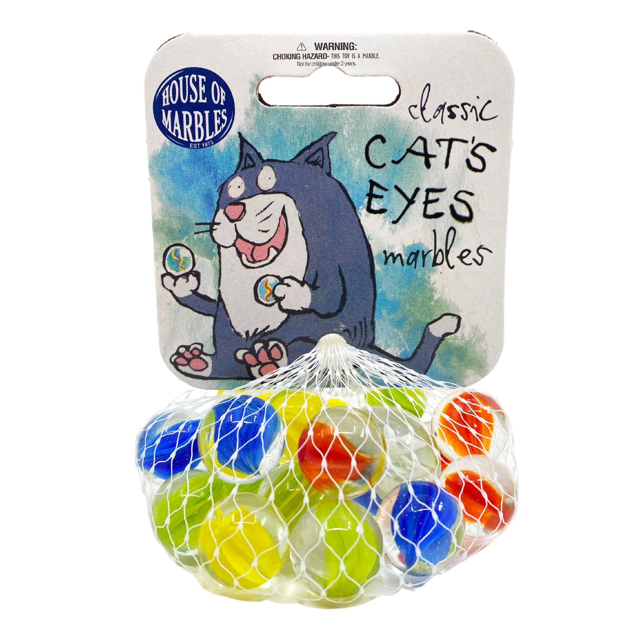 House of Marbles Net Bag of Marbles: Cats Eyes