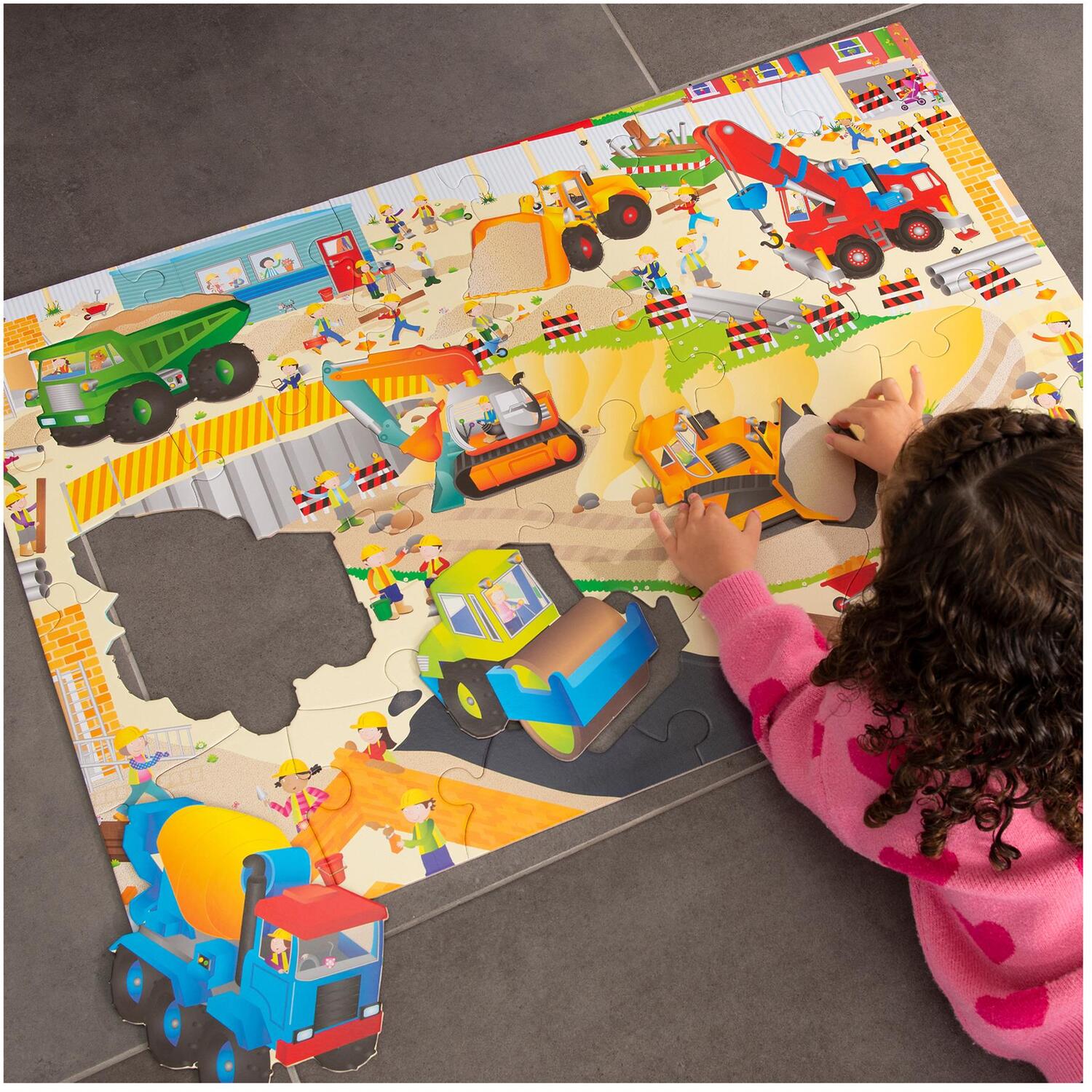 Galt Giant Floor Puzzles: Construction Site