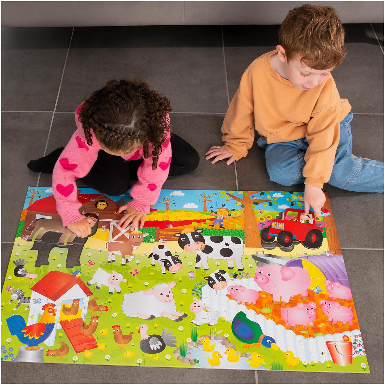 Galt Giant Floor Puzzles: Farm