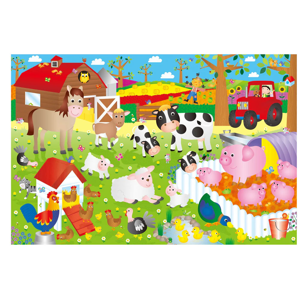 Galt Giant Floor Puzzles: Farm