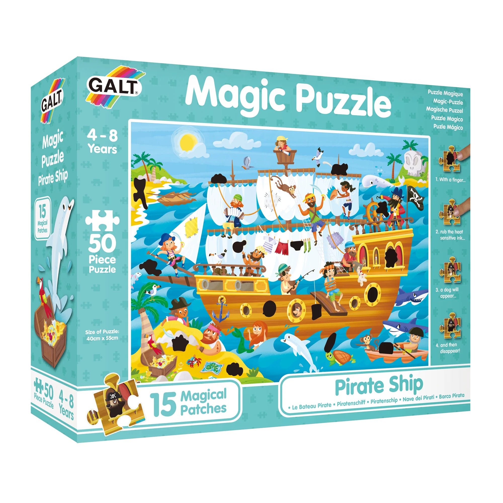 Galt Magic Puzzle: Pirate Ship