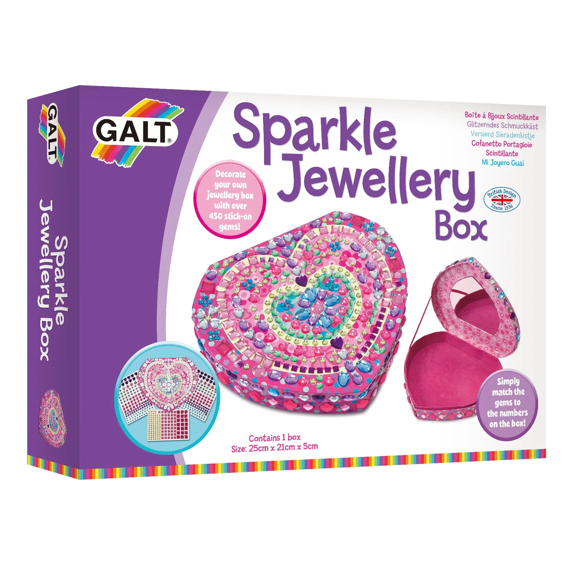 Galt Sparkle Jewellery Box